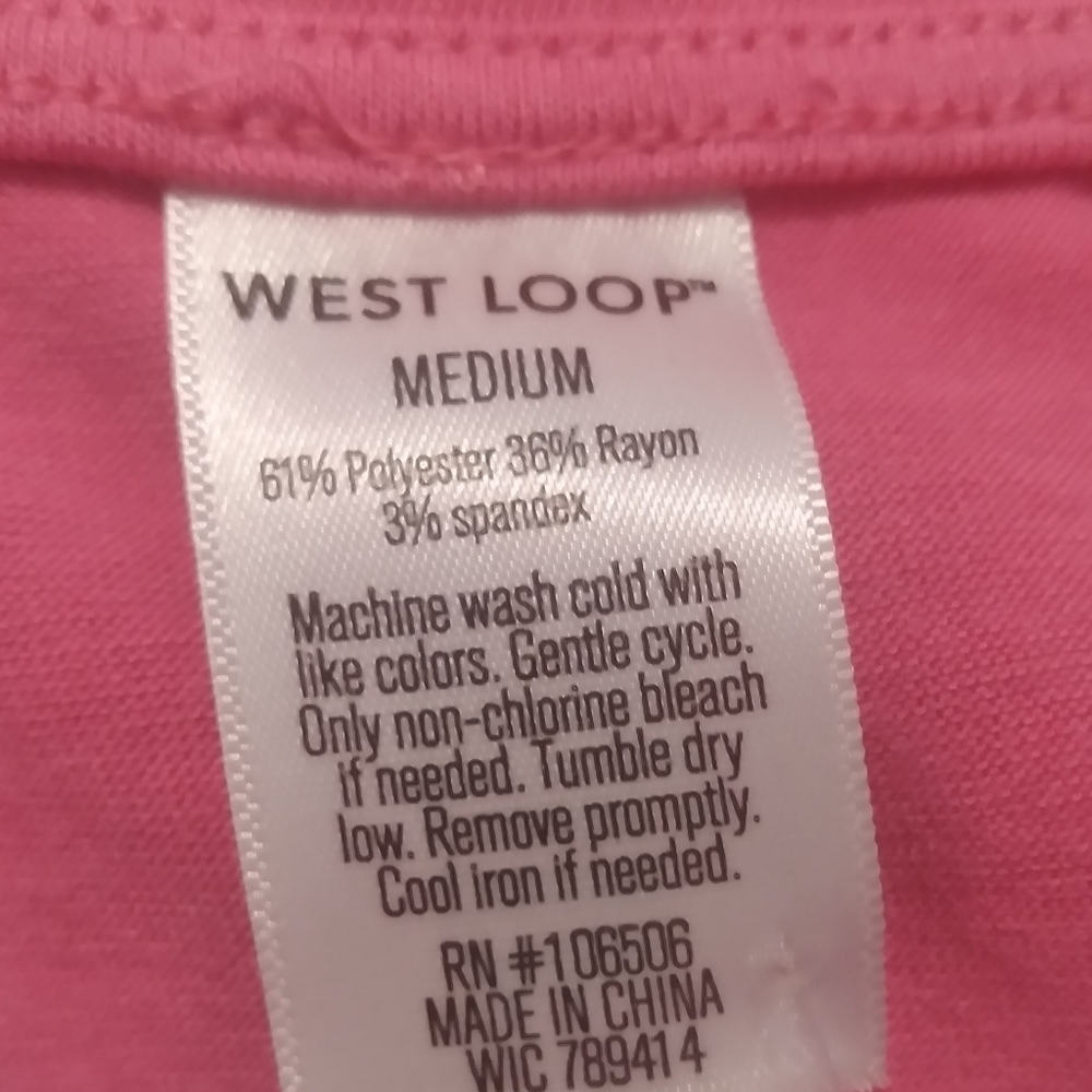 West Loop | Pink babydoll tunic top - Picture 5 of 6